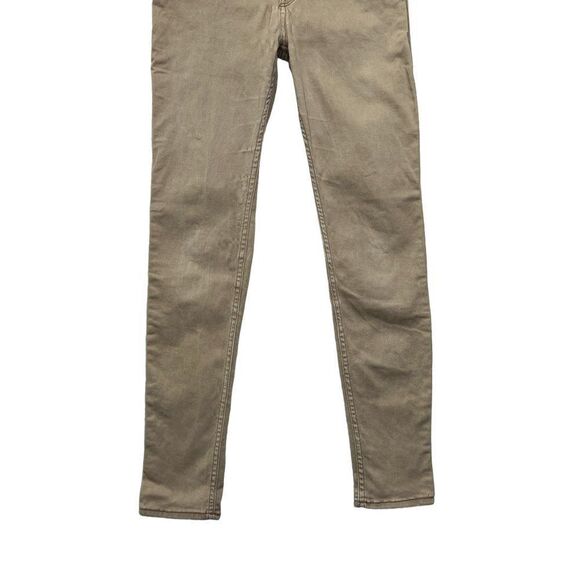 Hollister‎ Women's High-Rise Super Skinny Tan Jeans - Picture 4 of 10